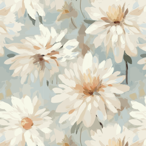 Watercolour Daisy Printed Napkin