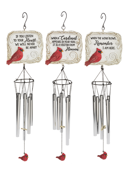 Memorial Cardinal Garden Windchime