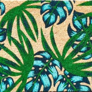 Monsterra Leaf Coir Doormat 18 x 30