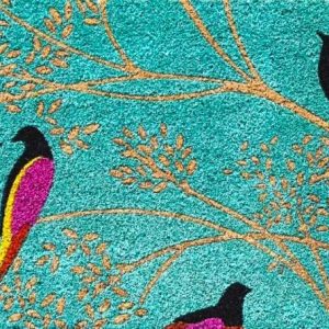 Bird Art Coir Doormat 18 x 30