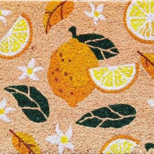 Lemon Coir Doormat 18 x 30
