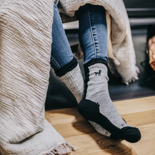PokolokoAlpaca Socks - Hiker - Black