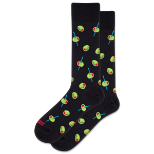 Hot Sox - Men's Olives Crew Socks