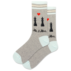 Hot Sox - Men's Mr & Mrs Crew Socks