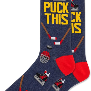 Hot Sox - Men's Puck This Crew Socks