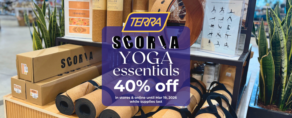 Scoria cork yoga products on sale at TERRA