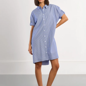 Molly Bracken Striped Shirt Dress