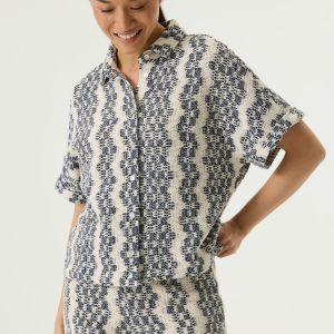 Garcia Black Tapestry Shortsleeve Shirt