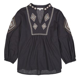 Garcia Black Boho Blouse