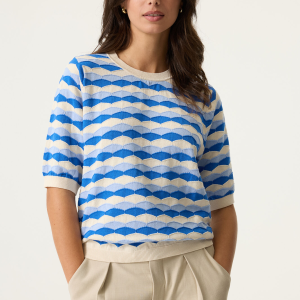 Garcia Wavy Shortsleeve Sweater
