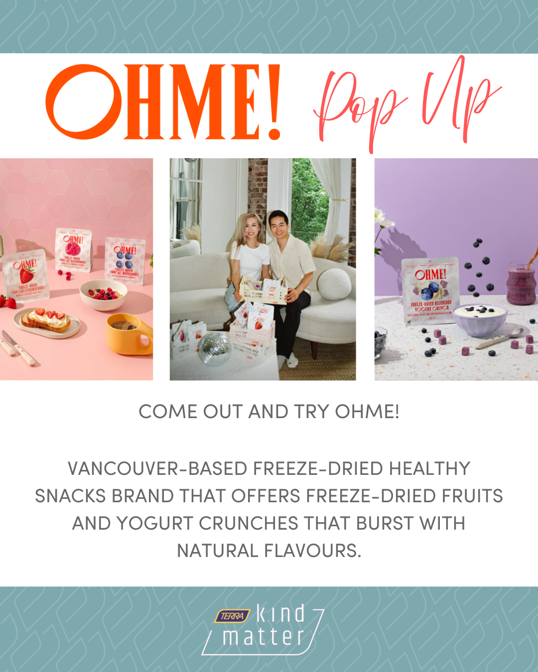 OHME! Pop Up at TERRA Waterdown