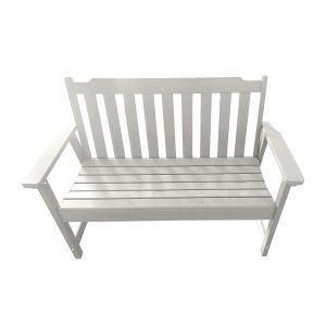 Polywood Resin Bench - White