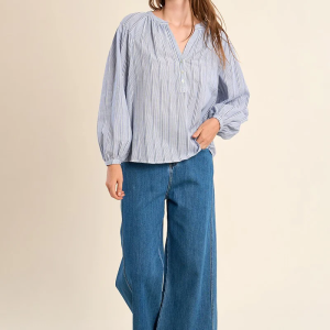 Molly Bracken Striped Blouse