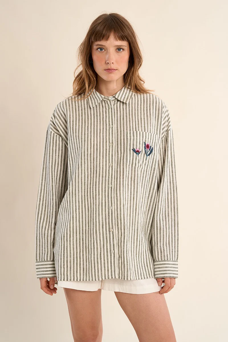 Molly Bracken Striped Longsleeve Top