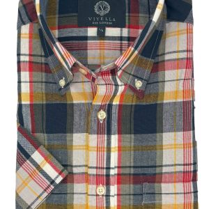 Viyella Red and Navy Shirt