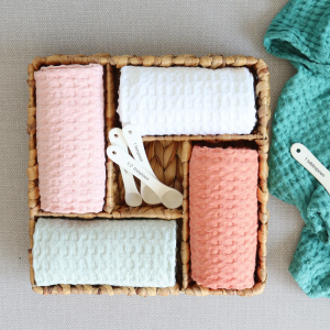 Market Waffle Tea Towel Set Of 5