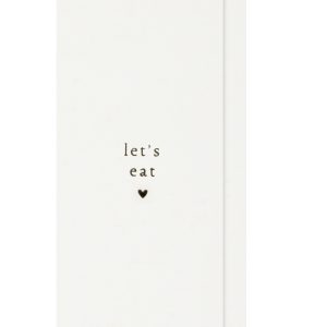 With Love Tea Towel with Saying Set of 2