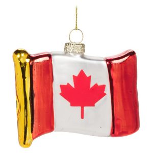 Canada Flag Orn-3.5"L
