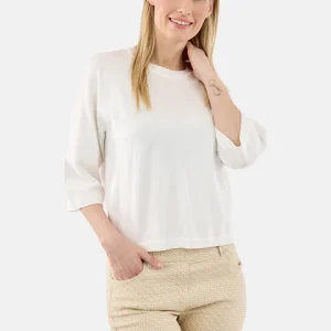 Brandtex Pullover Elbow Top (OffWhite)