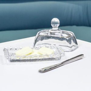 Rectangle Ball Glass Dish
