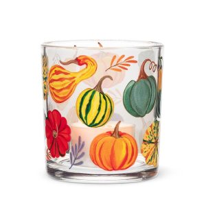 Harvest Gourds Votive-3"H