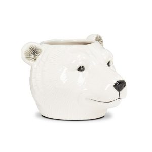 Polar Bear Planter-3.5"H