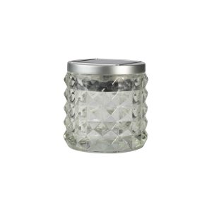 Solar Glass Tabletop Jar With Rotating Effect