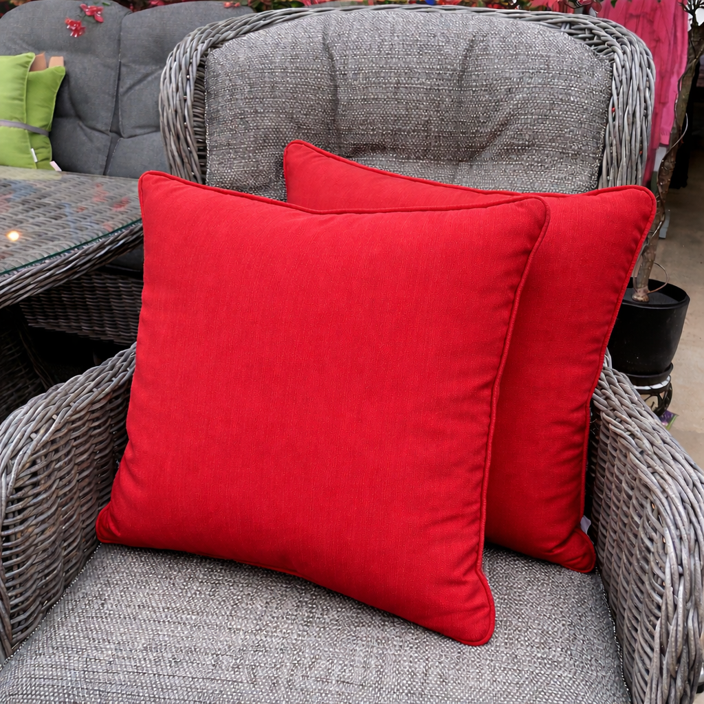 Two Pack Outdoor Pillows in Red product image