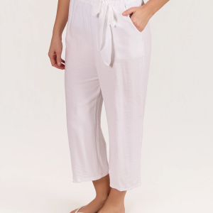 Angela Mara Pull On Tie Trim Pants