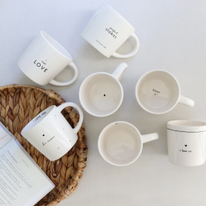 With Love Mug Black with Saying