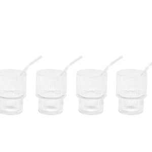 Empire Glass Stackable Tumbler Drinking Set Small Clear