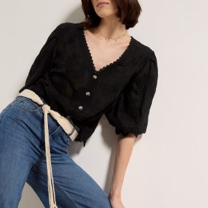 Apricot Zana Wide-Leg Jeans