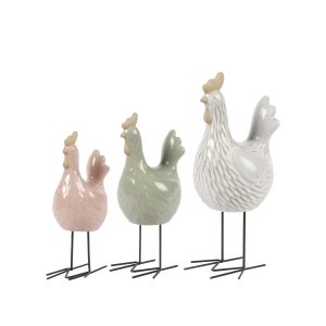County Chickens Decor Roosters