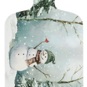 Snowman Charcuterie Board