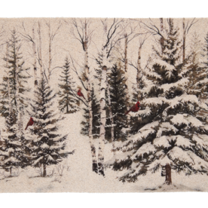 Winter Forest Doormat