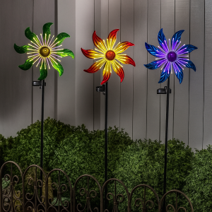 Metal Flower Wind Spinner product image