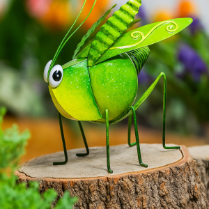 Metal Grasshopper Garden Statue product image
