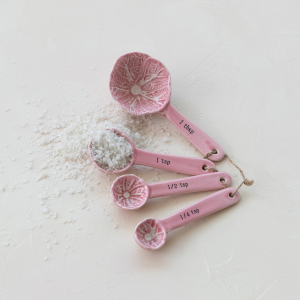 Stoneware Cabbage Shaped Measuring Spoons