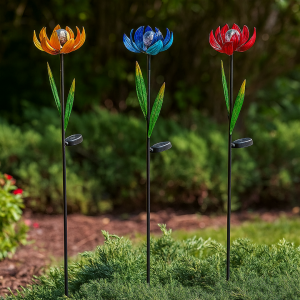 Floral Solar Garden Stake product image