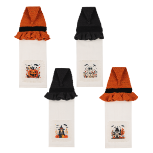 Crochet Halloween Towel