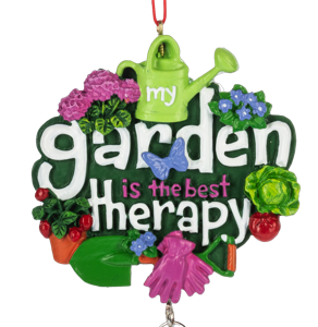 Garden Ornament - My Garden Is The Best Therapy