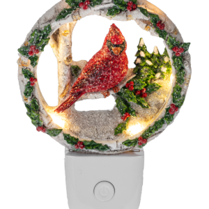 Cardinal w/Holly Night Light