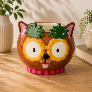 Pineapple Kitty Pot