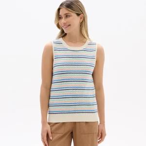 Hatley Kate Sleeveless Tank (Blush Stripes)