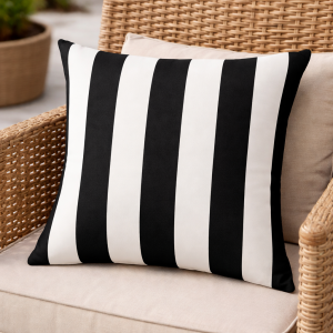 Cabana Black Outdoor Pillow product image