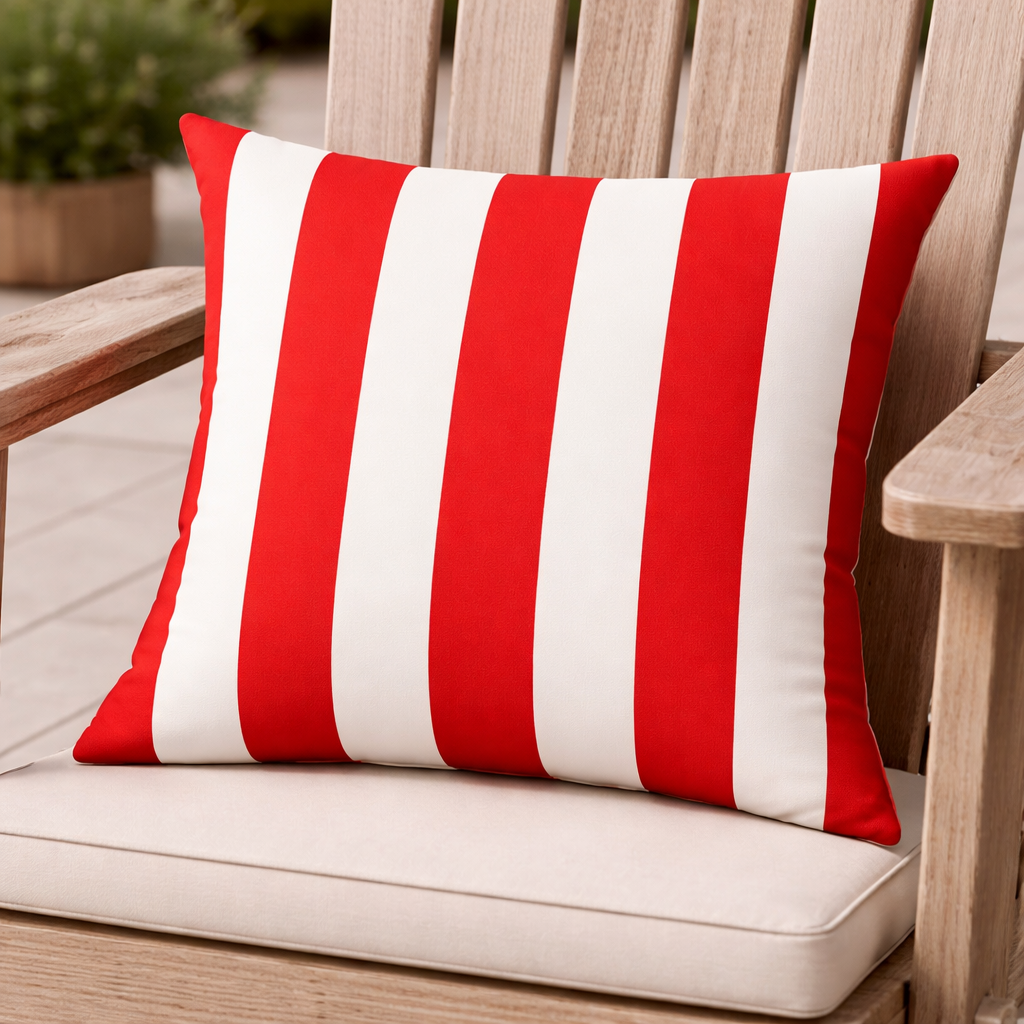 Cabana Red Outdoor Pillow product image