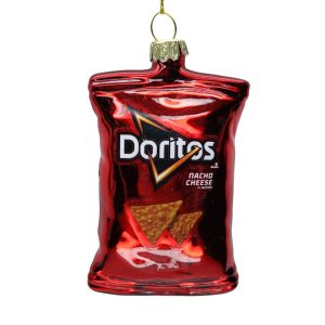 Doritos Chips Bag Glass Ornament