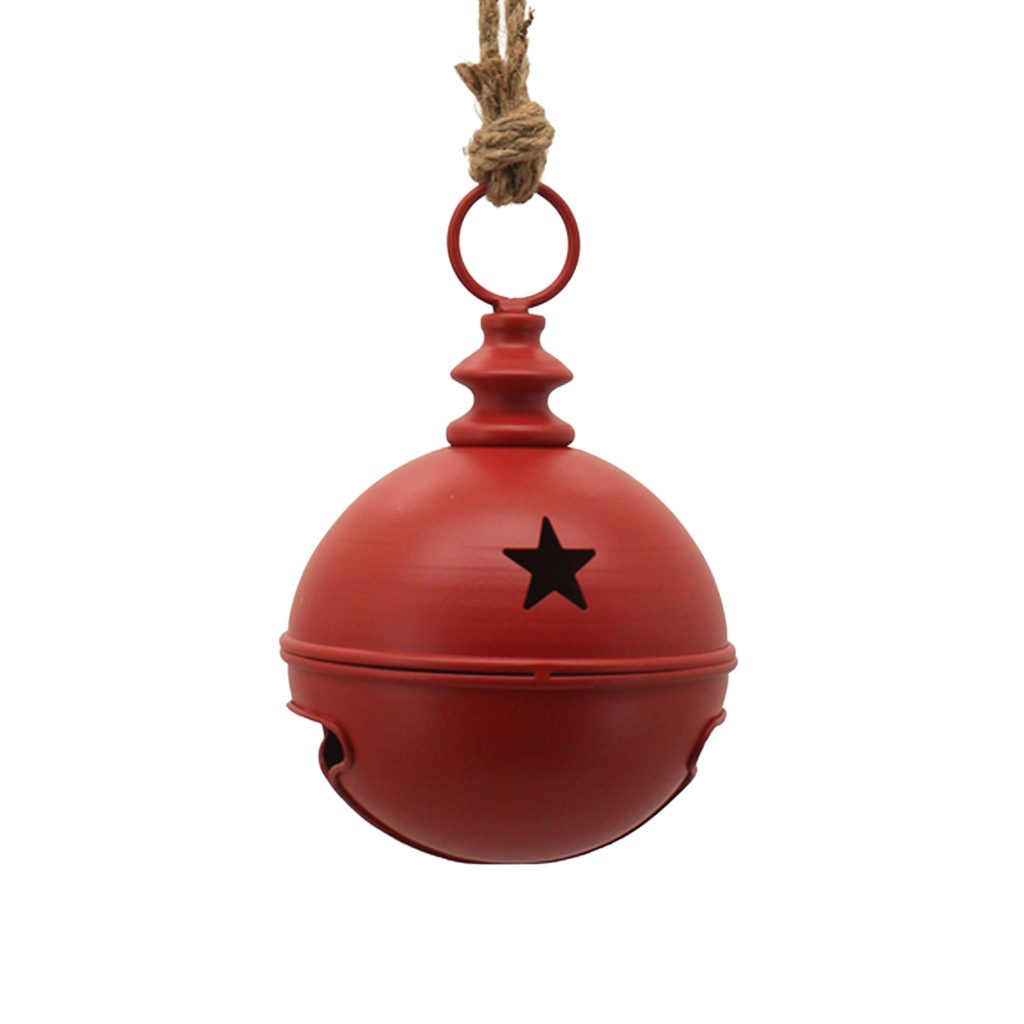 Red Metal Jingle Bell 5"X5"X8.5" 5