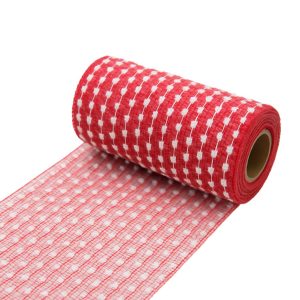 Red Decor Mesh 6" X 10YDS