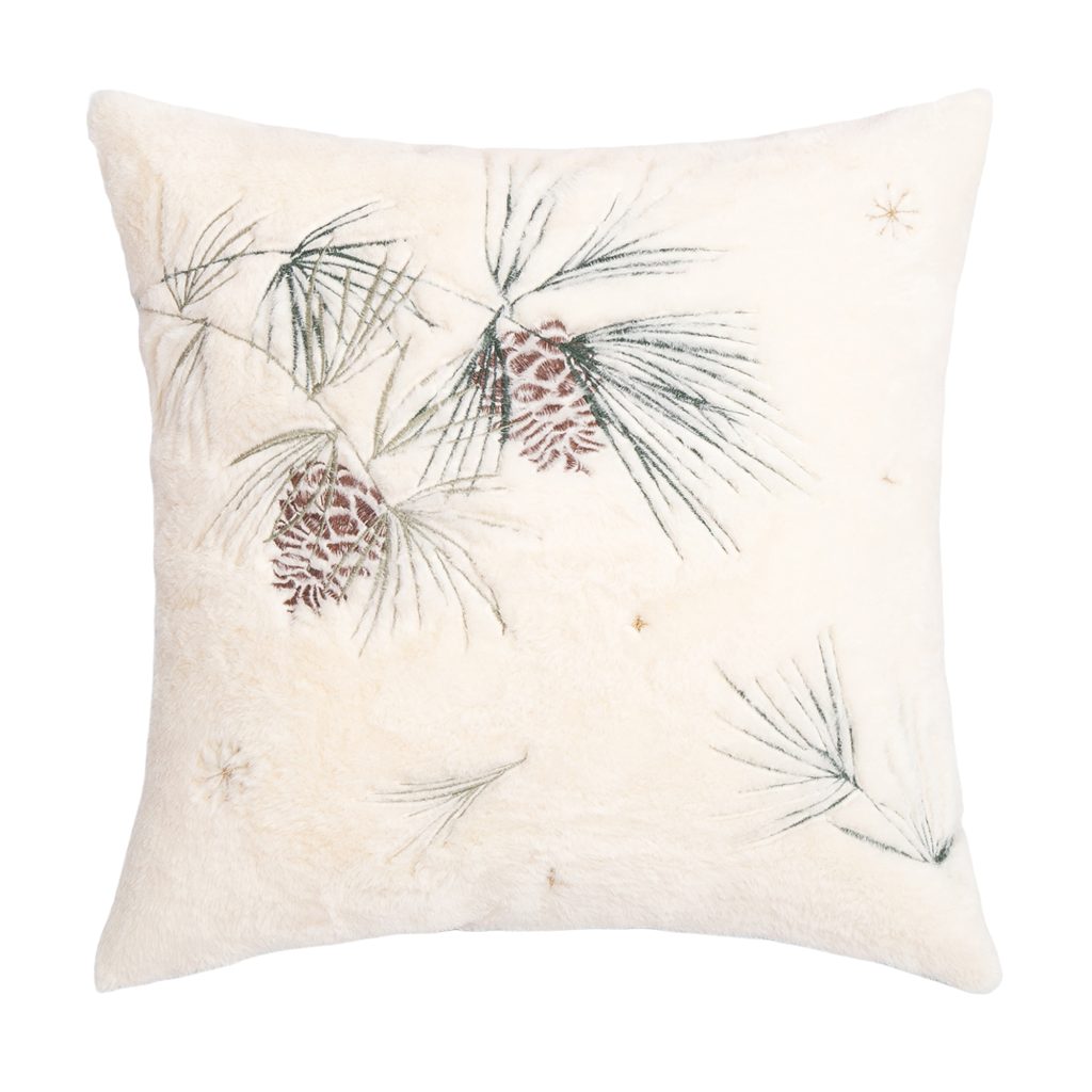 Faux Rabbit Fur Cushion